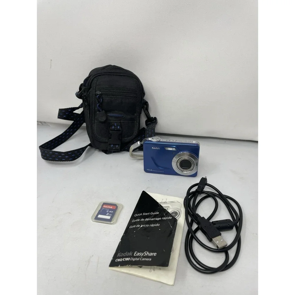 Vintage T2K Blue KODAK EASY SHARE Digital Camera 10.2 MEGAPIXELS KKL-C180(B)